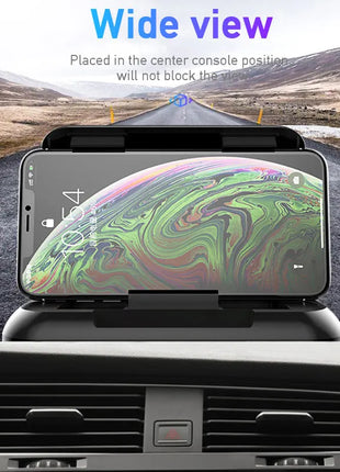 Anti-slip base preventing phone movement
