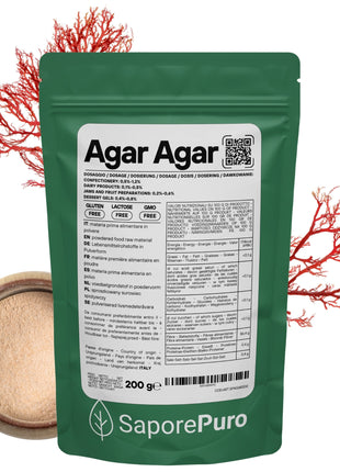 Agar Agar - E406 - Gelificante Naturale - Origine ITALIA