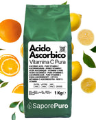 Acido Ascorbico - Pura Vitamina C : Il Nutriente Essenziale per le tue ricette! - (E300) - Confezionato in Italia
