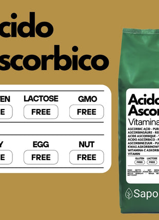 Acido Ascorbico - Pura Vitamina C : Il Nutriente Essenziale per le tue ricette! - (E300) - Confezionato in Italia
