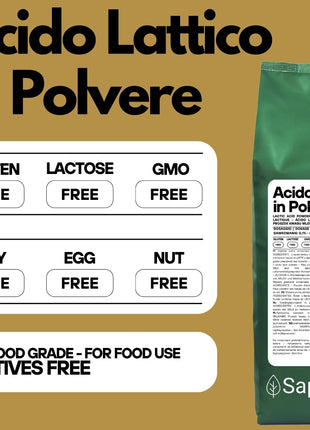 Acido Lattico in Polvere