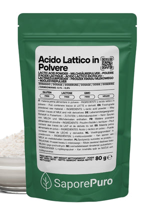 Acido Lattico in Polvere