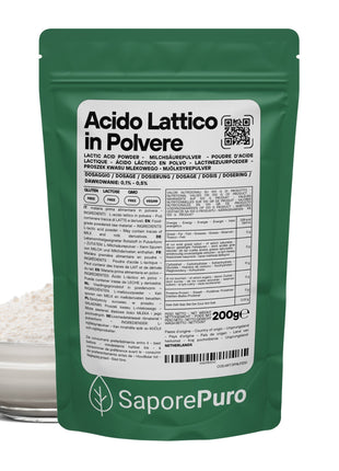 Acido Lattico in Polvere