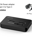 Blueendless M.2 NVMe/M2 sata Duplicator Dual-Bay Offline Clone USB C to NVME Docking Station One-Key Offline Clone ssd dock - Riparo82