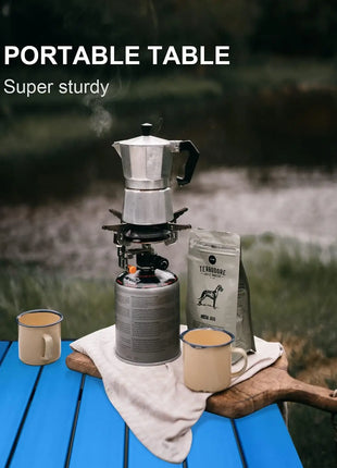 Camping Table Folding Portable Camp Side Table Aluminum Lightweight Carry Bag Beach Outdoor Hiking Picnics Bbq Cooking Dining - Riparo82