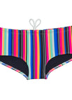 Black Rainbow Stripe / L