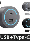 GREY / USB Type-C-Socket / 110-250v