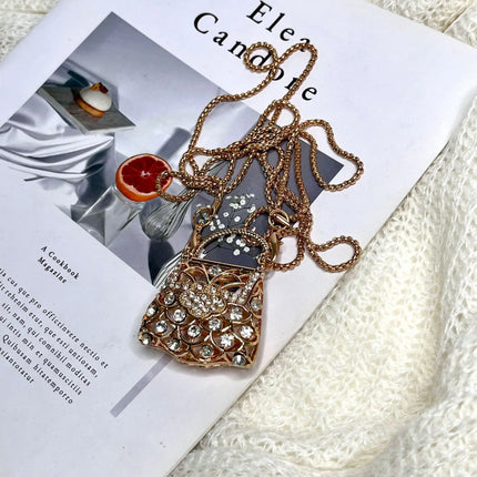 Designer Hollowed Out Heart- Haped Dinner Bags for Women  Fashionable Metal Style Shoulder Bag  Mini Accessory Bag - Riparo82