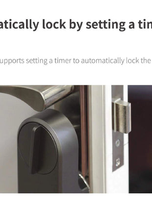 Door lock usage on glass and wooden door options