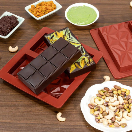 Dubai Chocolate Bar Mold Set Create Delicious Bars - Riparo82