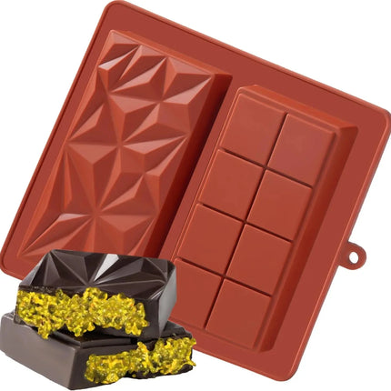 Dubai Chocolate Bar Mold Set Create Delicious Bars - Riparo82