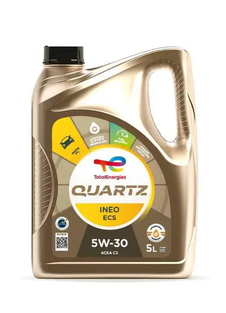 Olio motore lubrificante totale 5w30 Quarzo Ineo ECS 5 litri