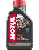 MOTUL 710 2T - Lubrificante 100% sintetico per motori a 2 tempi.