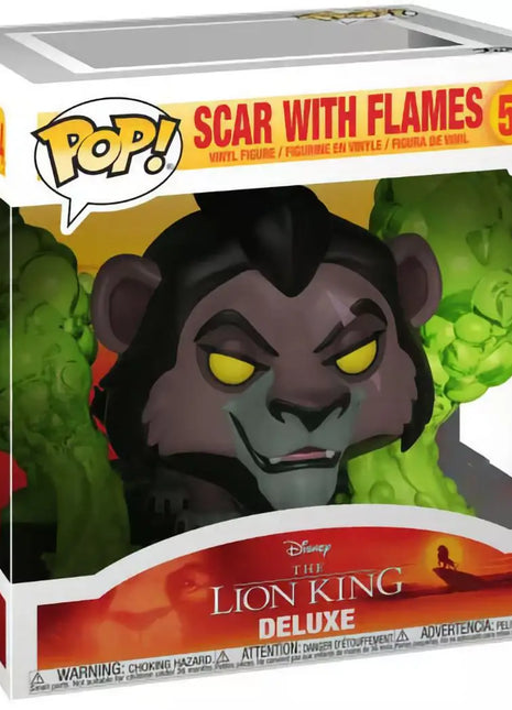 Funko Pop Deluxe Leone King Scaricatrice in fiamme 514