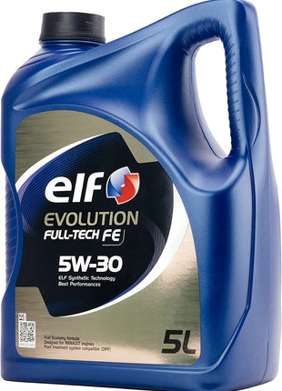 Olio motore lubrificante ELF 5W30 EVOLUTION FULL-TECH FE 5 LITRI