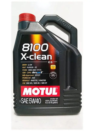 Olio Motul 8100 X-clean C3 5w40 5l Ce U