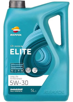 REPSOL Elite L. Life 50700/50400 5W-30 Olio motore per auto, 5L