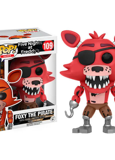Funko Pop Foxy Figure (Five Nights Freddys) - Action Figure da Collezione in Vinile - Idea Regalo - Merchandising Ufficiale - Giocattoli per Bambini e Adulti - Per Appassionati di Film - Bambola per Collezionisti ed Esposizio