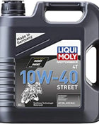 Olio per motociclette Liqui Moly 10W40 Street HC |   4 litri |   Semi-sintetico: massima protezione e prestazioni