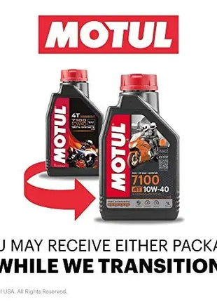 Motul Moto 7100 10W40 4T 1L Olio - Protezione superiore