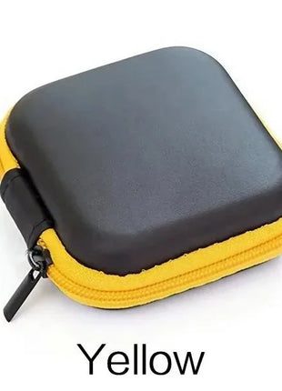 Earphone Holder Case Storage Carrying Hard Bag Box Case for Earphone for Wireless Earbuds Bluetooth Headset Cable Organizer - Riparo82