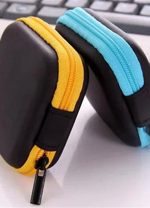 Earphone Holder Case Storage Carrying Hard Bag Box Case for Earphone for Wireless Earbuds Bluetooth Headset Cable Organizer - Riparo82