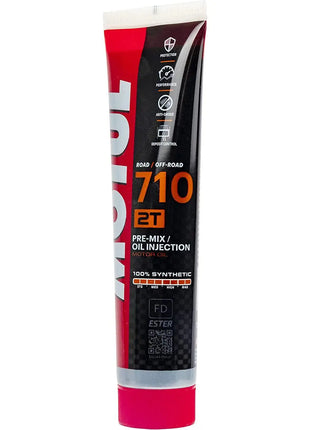 MOTUL 710 2T - Lubrificante 100% sintetico per motori a 2 tempi.