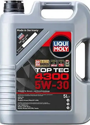 LIQUI MOLY Top Tec 4300 5W-30 5 L Olio motore con tecnologia di sintesi 3741