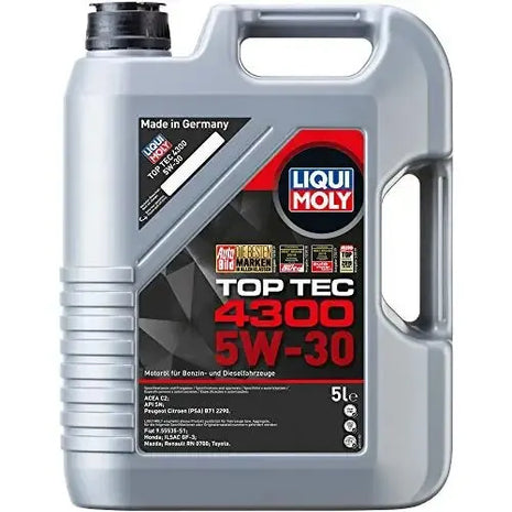 LIQUI MOLY Top Tec 4300 5W-30 5 L Olio motore con tecnologia di sintesi 3741
