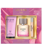 GUESS 1981 Los Angeles Women/Femme Eau de Toilette 3 Piece Gift Set - Perfume Spray 3.4 Fl. Oz. Travel Spray 0.5 Fl. Oz. & Body Lotion 6.7 Fl. Oz. - riparo82