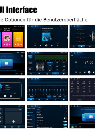 ESSGOO 10.1 Inch 8 Core 6G+128G Carplay 4G Android 14 Car Radio 1 DIN Rotatable Screen GPS NAVI AM DSP USB Wifi with Microphone - Riparo82