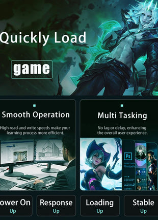 GUDGA SSD NVME M2 512GB 1TB Drive Solid Hard 2280 M.2 PCIe 3.0 Hard Drive Disk Internal Solid State for Laptop Tablets Desktop - Riparo82