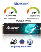 GUDGA SSD NVME M2 512GB 1TB Drive Solid Hard 2280 M.2 PCIe 3.0 Hard Drive Disk Internal Solid State for Laptop Tablets Desktop - Riparo82