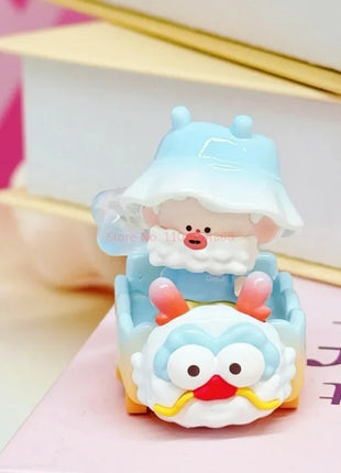Genuine Hot Sale Lucky Dragon Train Mini Blind Box Bag Trendy Cute Granules Creative Toys Desktop Decoration Girl Birthday Gifts - Riparo82
