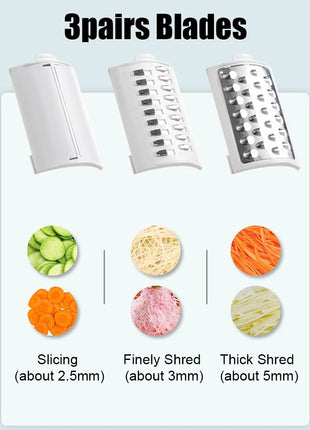 Grater held in hand during vegetable slicing