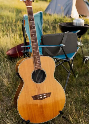 Guitar Stand Storage Bag Folding A-shape Frame Stand Case Waterproof Floor Instrument Base Storage Bag With Shoulder Strap For - Riparo82