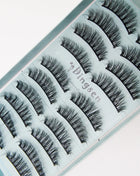 10/2 Pairs Mink Eyelashes Natural 3D Lashes Faux Cils Makeup Dramatic False Eyelashes Wholesale Eyelash Extension Makeup Tools
