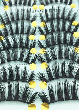 10/2 Pairs Mink Eyelashes Natural 3D Lashes Faux Cils Makeup Dramatic False Eyelashes Wholesale Eyelash Extension Makeup Tools - Riparo82