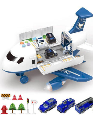 QWZ Nuovo Aereo Simulazione Pista Inerzia Giocattolo Aereo con Luci Musica Aereo Passeggeri di Grandi Dimensioni Aerei di Linea Per Bambini Auto Giocattolo Regali - riparo82