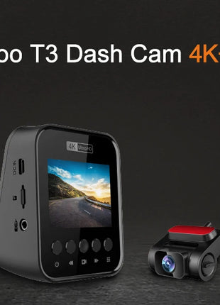 Dash Cam 4K WiFi GPS  Front and Rear View Camera Car DVR  Automatic Recorder 3840*2160P 30FPS Nigth Vision 24H Parking Monitor - Riparo82