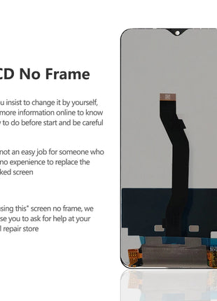 6.53" per Xiaomi Redmi Note 8 Pro Display LCD Touch Screen, per Redmi Note8Pro M1906G7I Display LCD Sostituisci, con cornice - riparo82