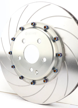 Sistema frenante a disco freno Disco forato rotore con tappo centrale e staffa con linea freno per McLa/BMW E46 M3 /Audi S4 B5/Lb Urus