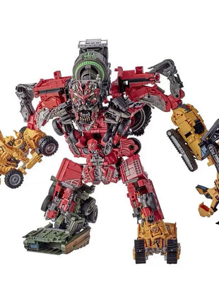 AOYI Cool 8 IN 1 Oversize Devastator Toys Boy Anime Hook Action Figures Robot Car Ingegneria Modello di veicolo Bambini - riparo82