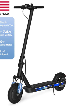 US Stock Cheap Folding Adults 350W Motor E Scooter Blue Mobility Moped 30kmh Electric Bike Foldable Scooter for Men - riparo82