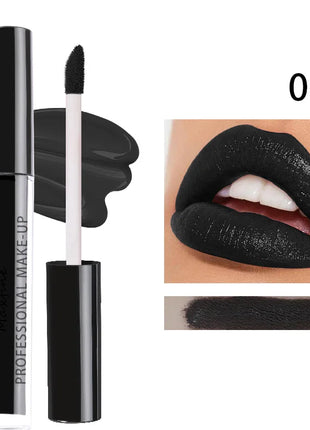 3 pcs a set Goth Matte Liquid Lipstick Makeup Set Long-Lasting Wear Waterproof Lip Gloss - Riparo82