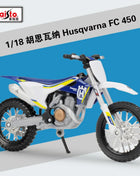 Scala 1/18 Maisto MY Husqvarna FC 450 Vitpilen 701 moto Enduro Racing Diecast Model Dirt Bike Motocross Off Road Replica - riparo82