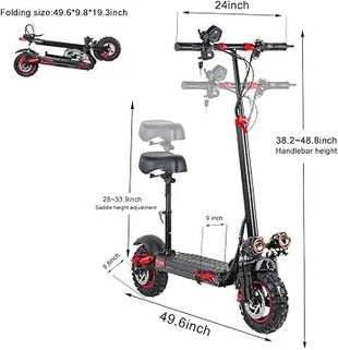 Terasun J11 Max Electric Scooter 1200W High Power 48V 18Ah Foldable Dual Brake Disc System EU/US Warehouse Smart Electronic Type - riparo82