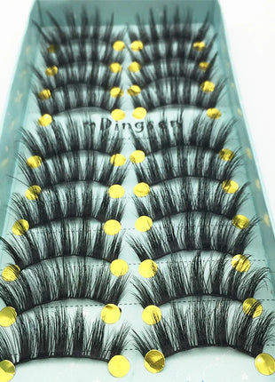 10/2 Pairs Mink Eyelashes Natural 3D Lashes Faux Cils Makeup Dramatic False Eyelashes Wholesale Eyelash Extension Makeup Tools - Riparo82
