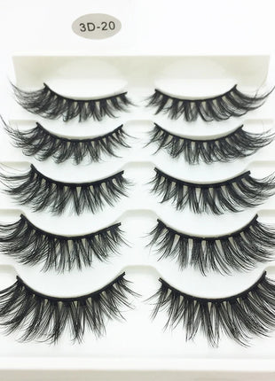 10/2 Pairs Mink Eyelashes Natural 3D Lashes Faux Cils Makeup Dramatic False Eyelashes Wholesale Eyelash Extension Makeup Tools - Riparo82