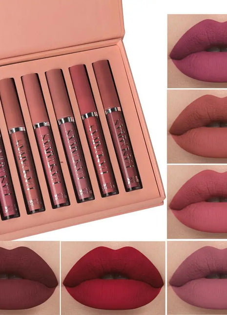 Six lip gloss sets not only meet the requirements of daily lip care, but may also meet the requirements of a party - Riparo82